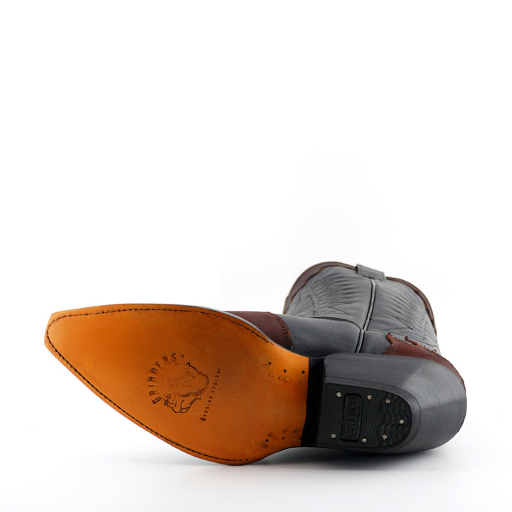 Grinders ARIZONA HI Classic Cowboy Western Boots Black Brown Burgundy Leather