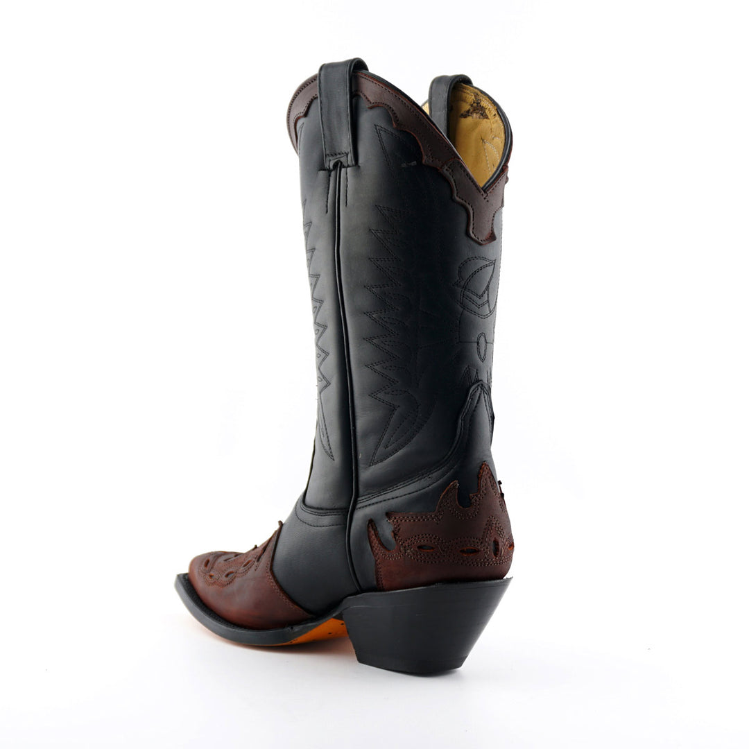 Grinders ARIZONA HI Classic Cowboy Western Boots Black Brown Burgundy Leather