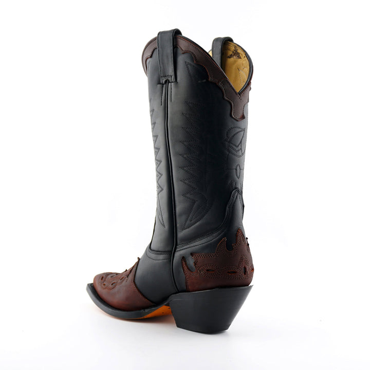 Grinders ARIZONA HI Classic Cowboy Western Boots Black Brown Burgundy Leather