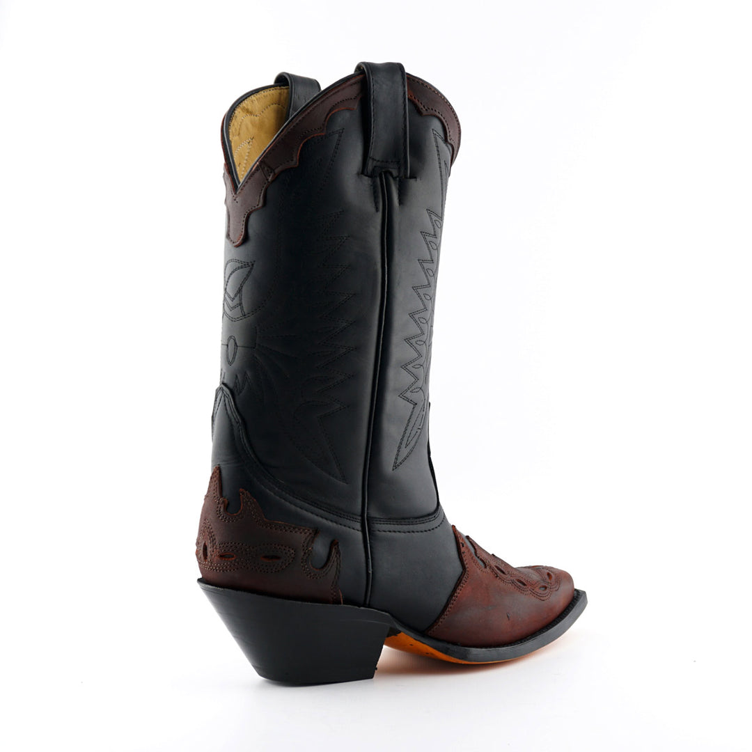Grinders ARIZONA HI Classic Cowboy Western Boots Black Brown Burgundy Leather