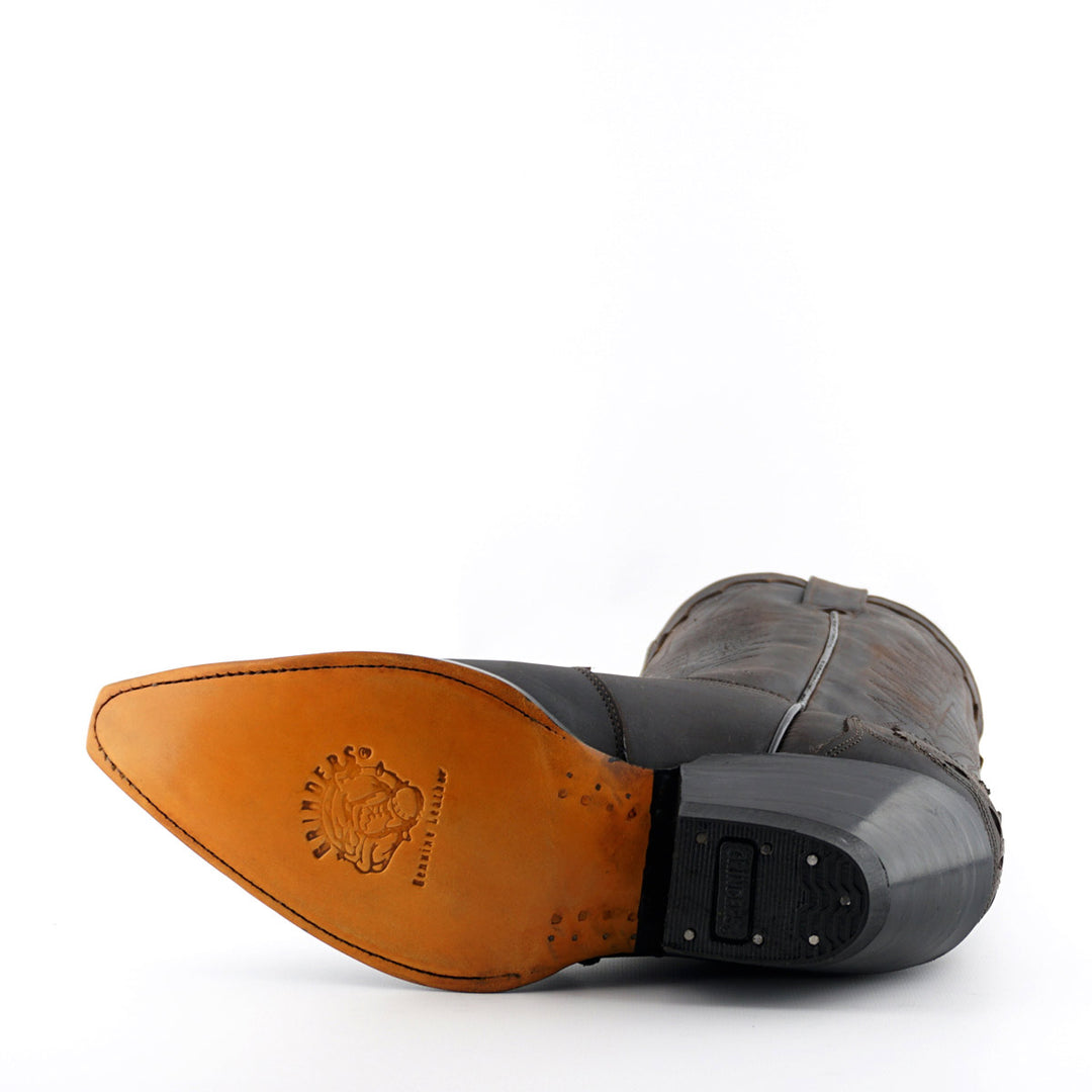 Grinders ARIZONA HI Classic Cowboy Western Boots Black Brown Burgundy Leather