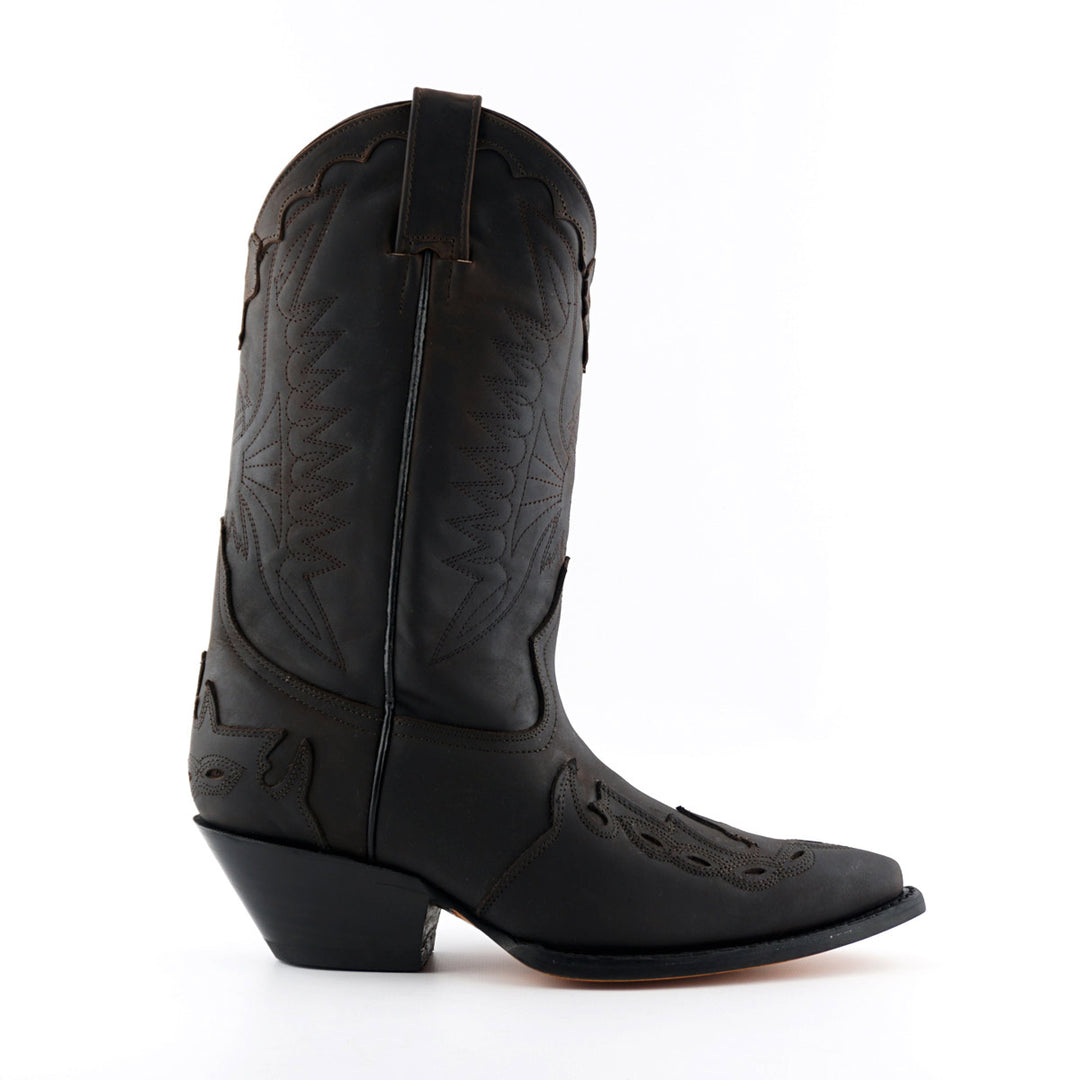 Grinders ARIZONA HI Classic Cowboy Western Boots Black Brown Burgundy Leather