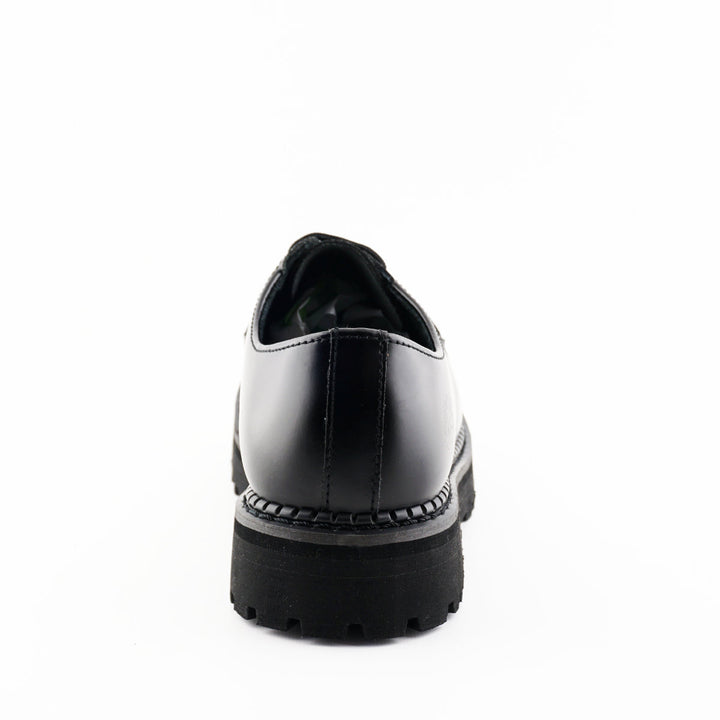 Grinders BOXER Steel Toe Cap Oxford Lace Up Shoes New Gibson Rock Black Leather