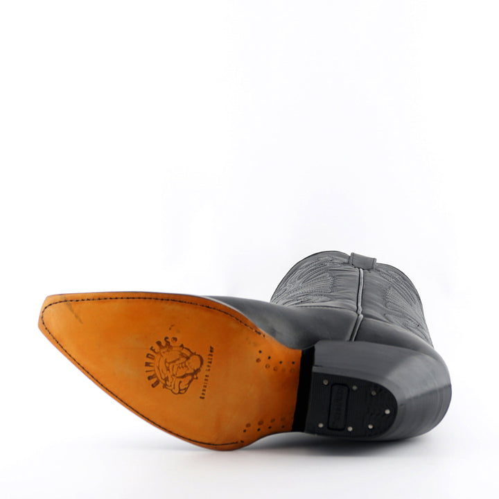 Grinders BUFFALO New Classic Cowboy Western Boots Black Brown Leather