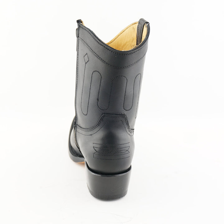 Grinders DAKOTA New Rock Cowboy Western Short Ankle Boots Black Brown Leather