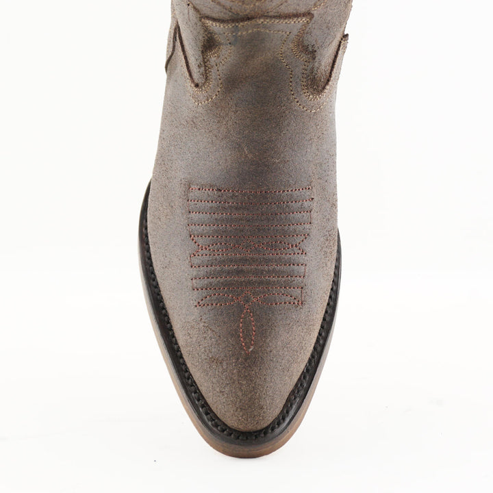 Grinders DAKOTA New Rock Cowboy Western Short Ankle Boots Black Brown Leather