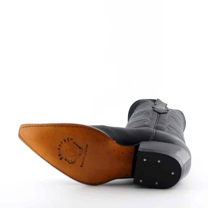 Grinders DALLAS Classic New Rock Western Cowboy Boots Black Brown Leather