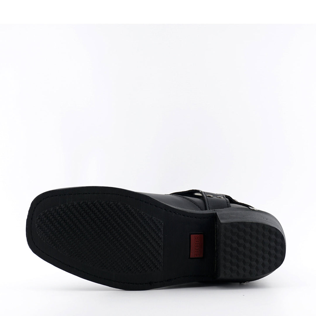 Grinders EAGLE LO New Rock Western Biker Boots Black Leather