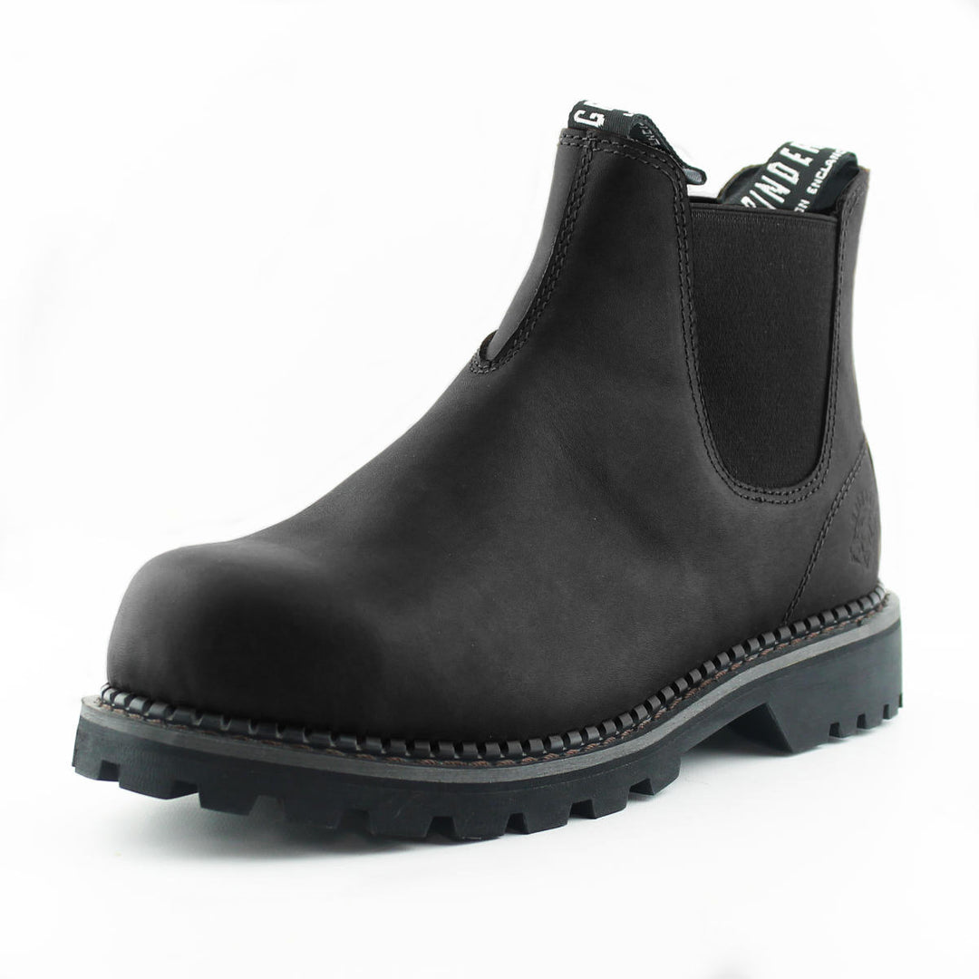 Grinders FALCON New Dealer Chelsea Rock boots Black Brown Leather Safety Steel Toe Cap