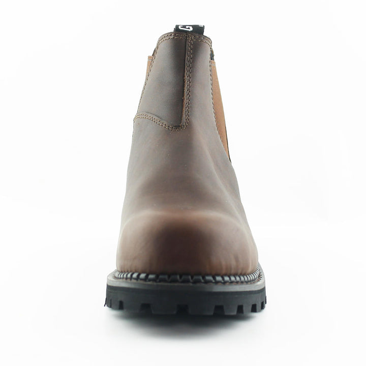 Grinders FALCON New Dealer Chelsea Rock boots Black Brown Leather Safety Steel Toe Cap