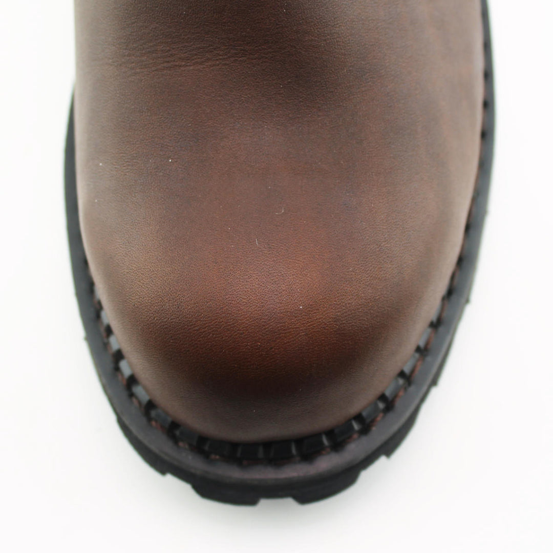 Grinders FALCON New Dealer Chelsea Rock boots Black Brown Leather Safety Steel Toe Cap