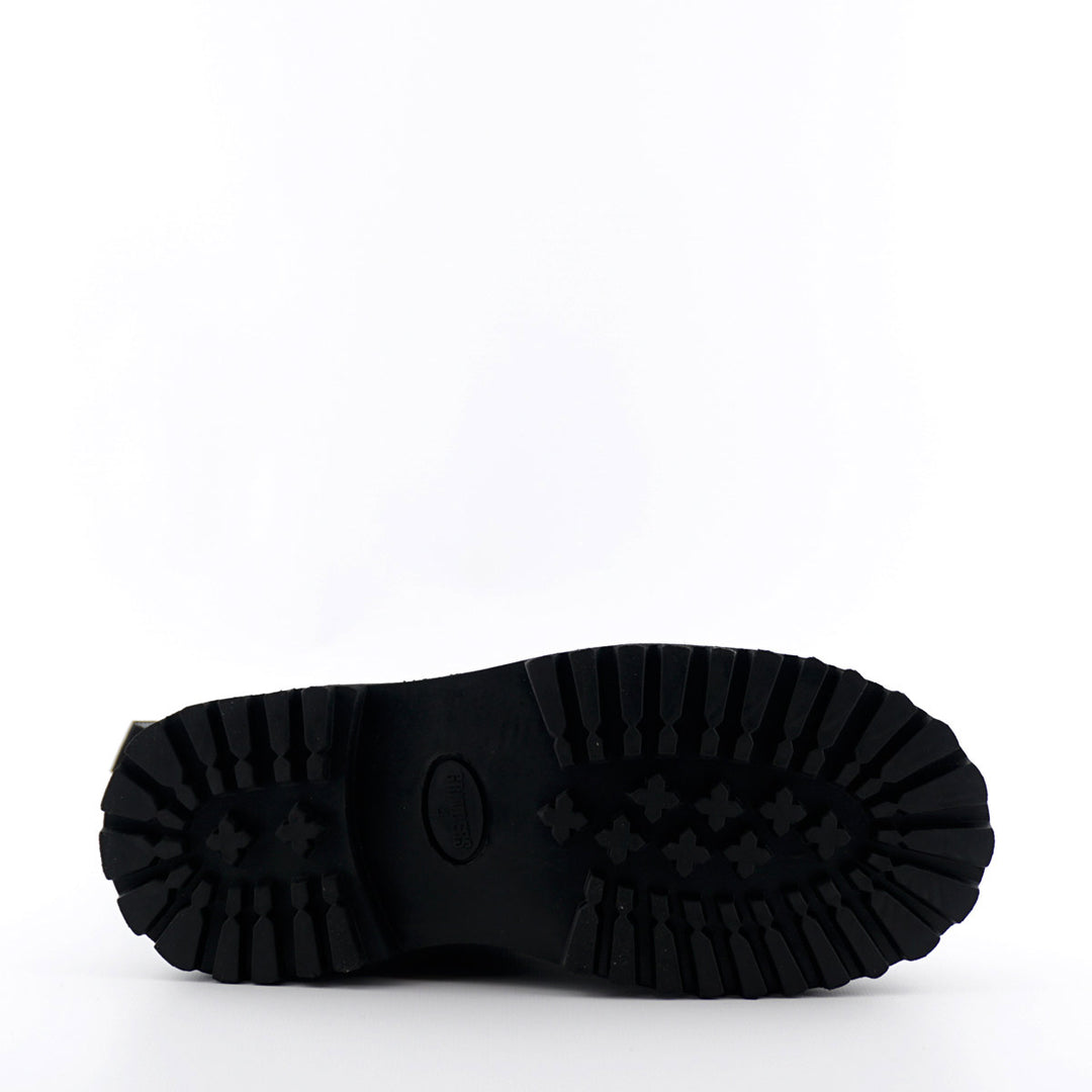 Grinders HERALD New 14 Eyelet Rock Steel Toe Cap Boots Black Leather