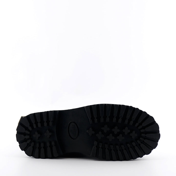 Grinders HERALD New 14 Eyelet Rock Steel Toe Cap Boots Black Leather