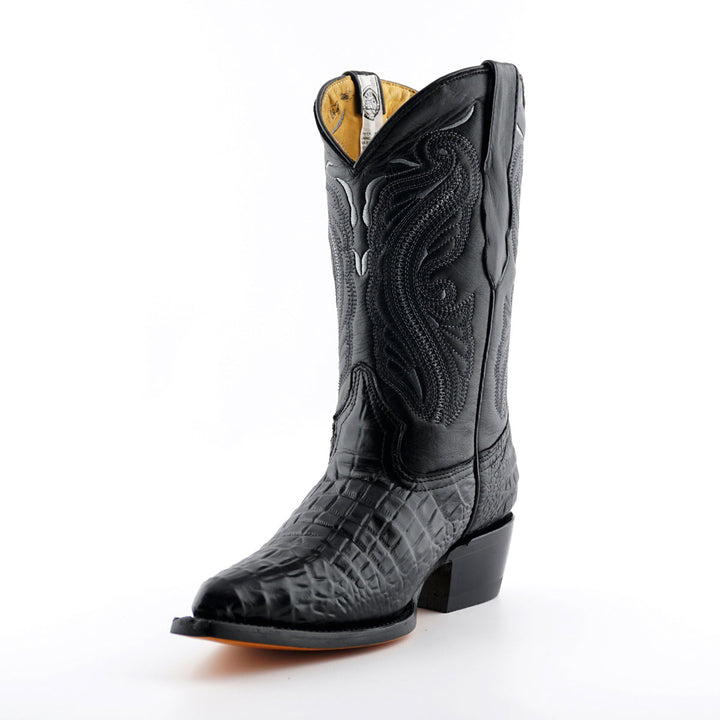 Grinders INDIANA New Ladies Cowboy Western Croc Boots Black Brown Leather