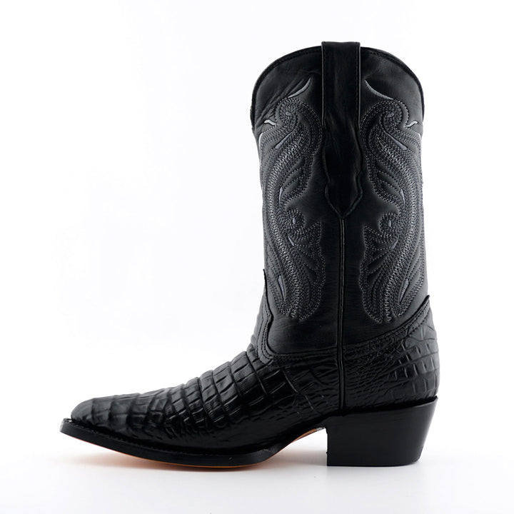 Grinders INDIANA New Ladies Cowboy Western Croc Boots Black Brown Leather