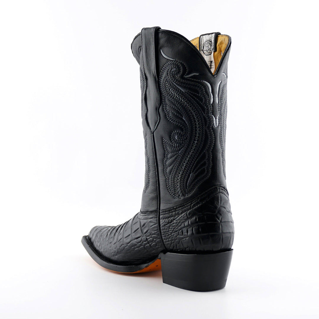 Grinders INDIANA New Ladies Cowboy Western Croc Boots Black Brown Leather