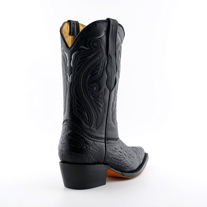 Grinders INDIANA New Ladies Cowboy Western Croc Boots Black Brown Leather