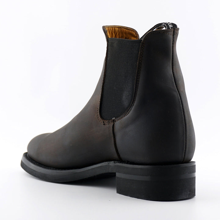 Grinders JODHPUR Boots New Black Brown Leather Chelsea