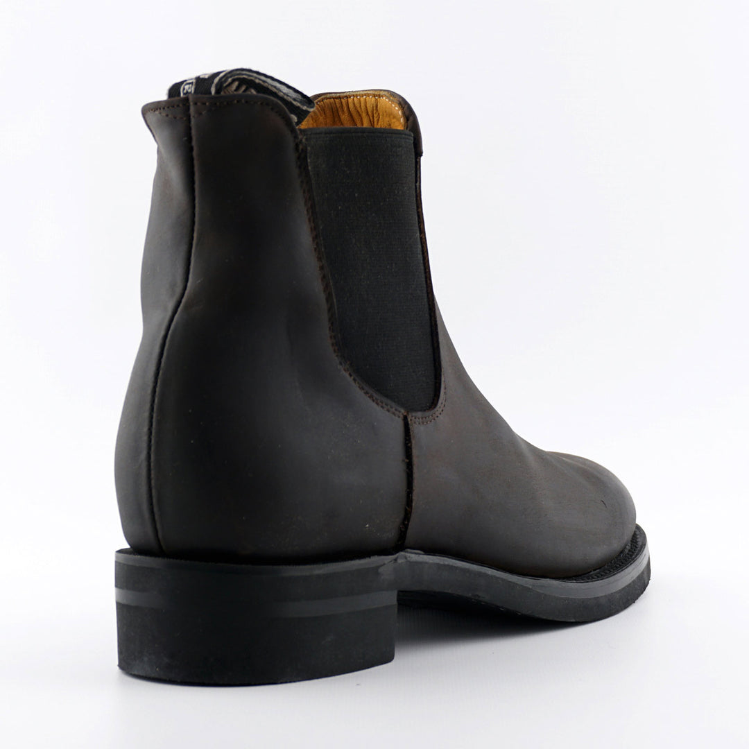 Grinders JODHPUR Boots New Black Brown Leather Chelsea