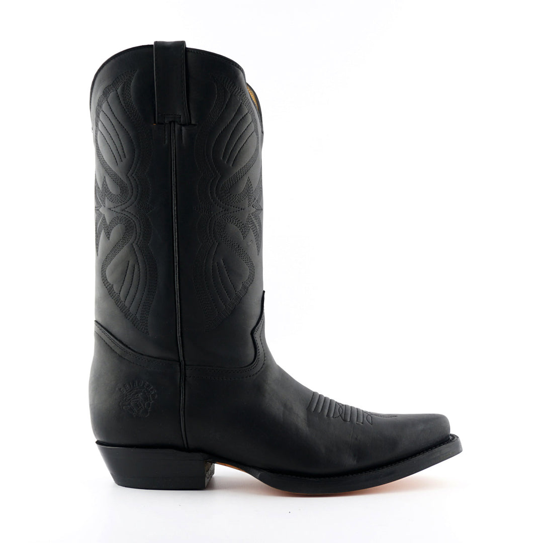 Grinders LOUISIANA New Classic Cowboy Western Boots Black Brown Leather