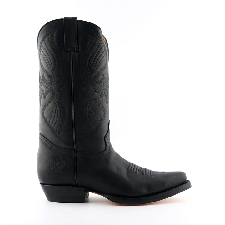 Grinders LOUISIANA New Classic Cowboy Western Boots Black Brown Leather