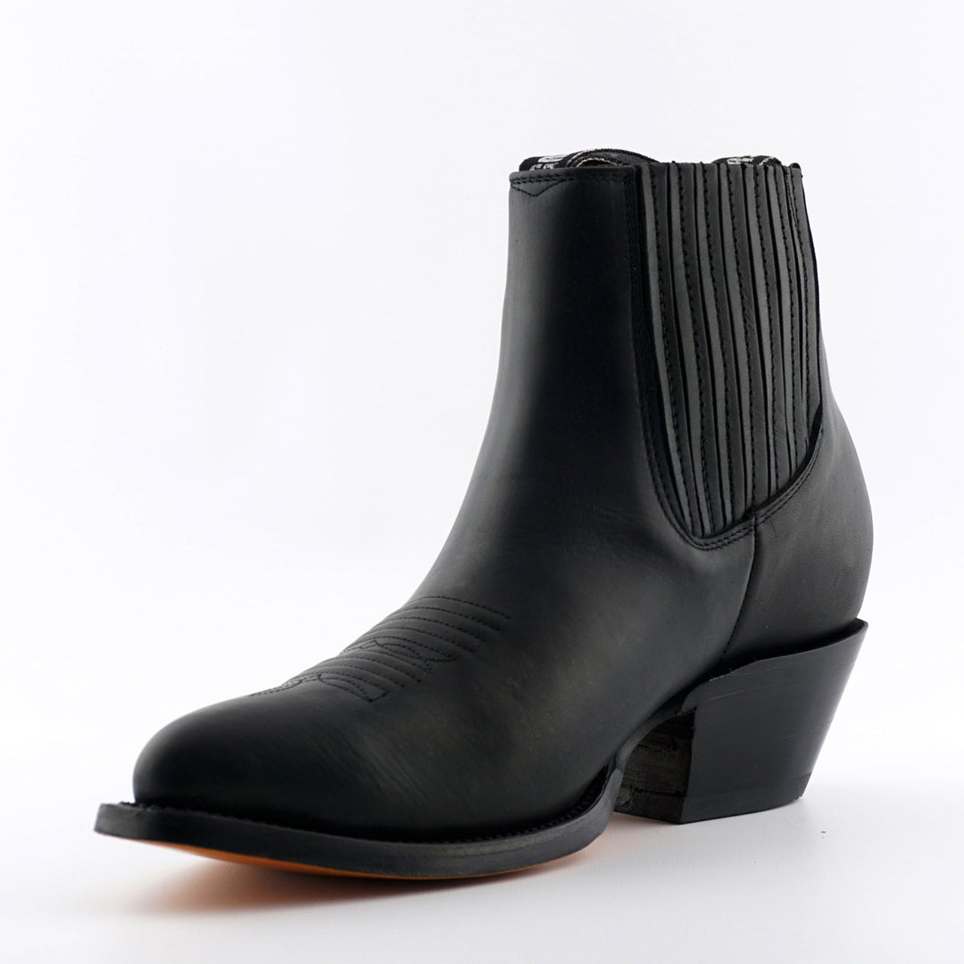 Grinders MAVERICK New Short Ankle Cowboy Western Rock Boots Black Brown Leather