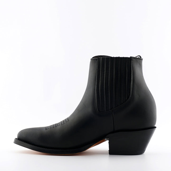 Grinders MAVERICK New Short Ankle Cowboy Western Rock Boots Black Brown Leather