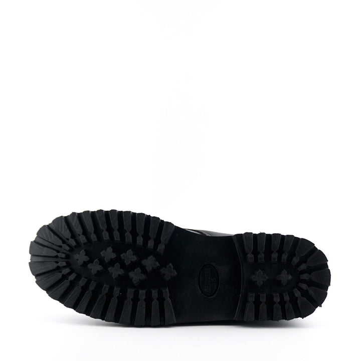 Grinders REGENT New Steel Toe Cap Rock Lace Up Shoes Black Leather