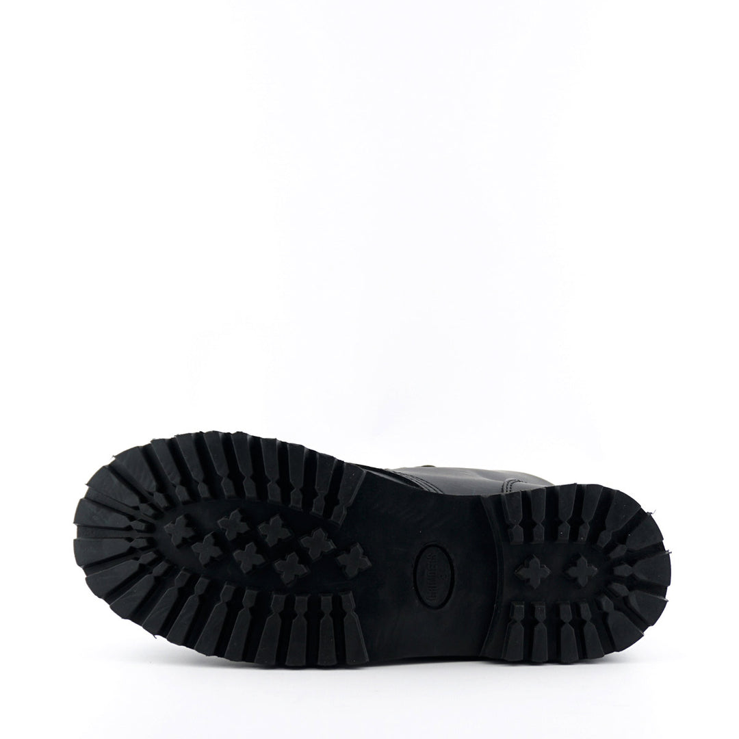 Grinders STAG 10 Eyelet New Steel Toe Cap Boots Rock Black Leather